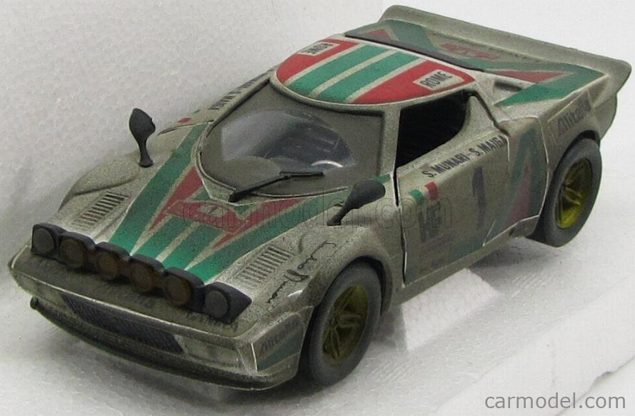 Miniature Polistil Lancia Stratos #1 Rallye Monte Carlo 1977 - Echelle 1:25 - Etat Collection