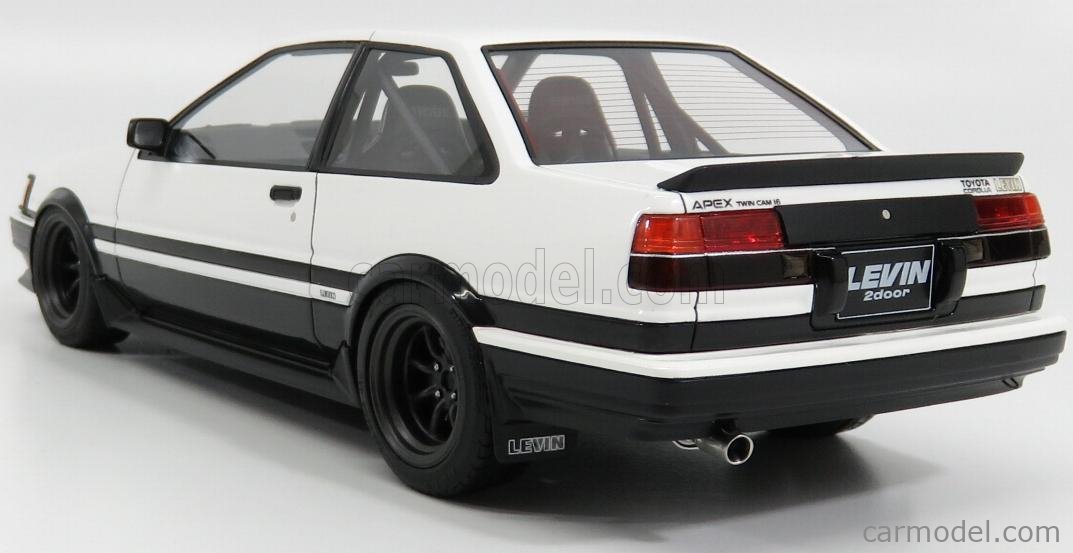 Toyota Corolla Levin White イグニッションモデル PREORDER* Ignition Model 1:18 Toyota Corolla Levin 3Dr (AE86