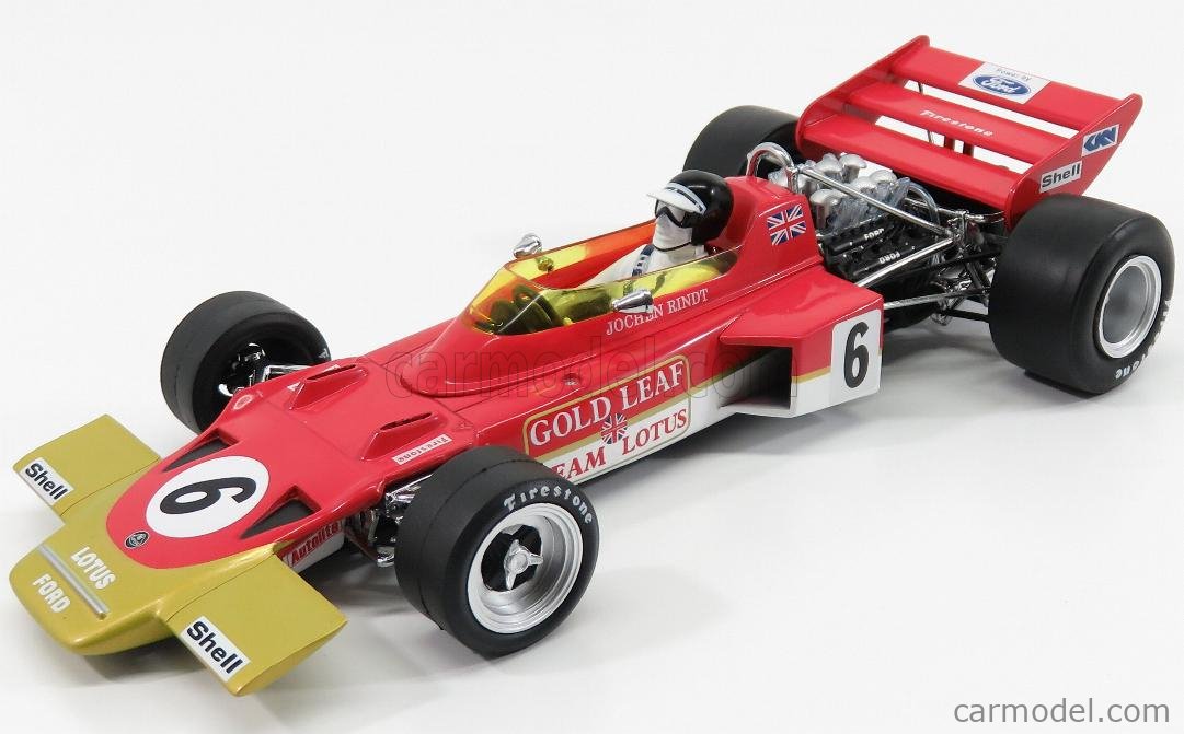 Quartzo 1/18 Lotus 72c 1970 F1 French GP Winner 6 J Lint for sale online