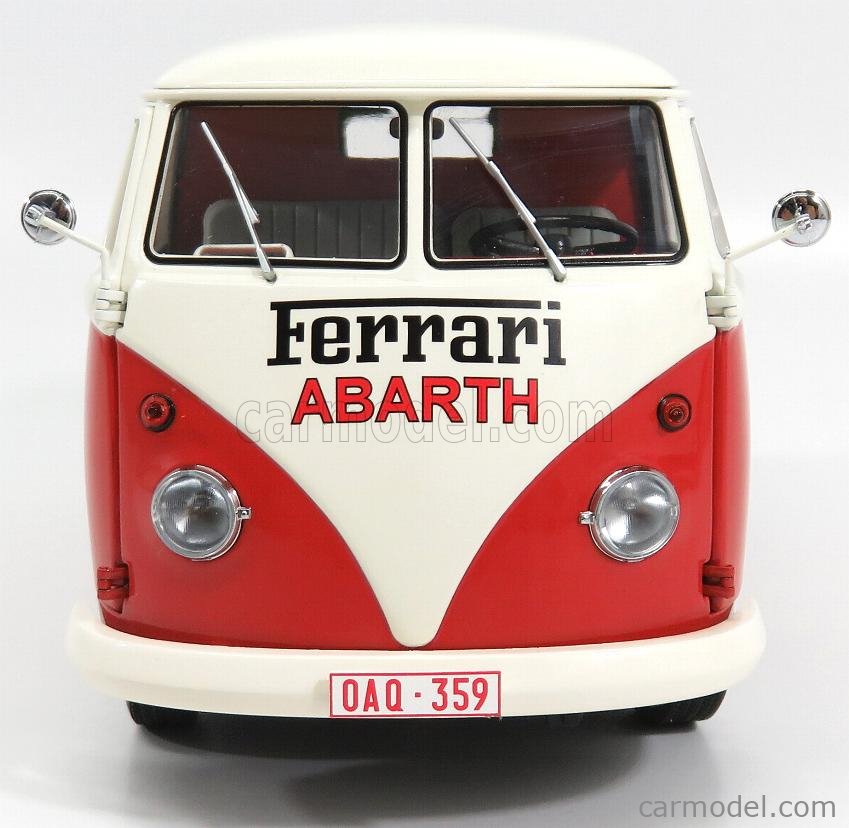 SCHUCO 0367 Scale 1/18 | VOLKSWAGEN T1 VAN KASTENWAGEN FERRARI