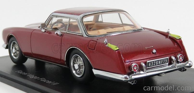 Miniature Ma Collection Résine SB 1/43 – Facel Vega Facel II Bleue – Occasion (sans Boîte)