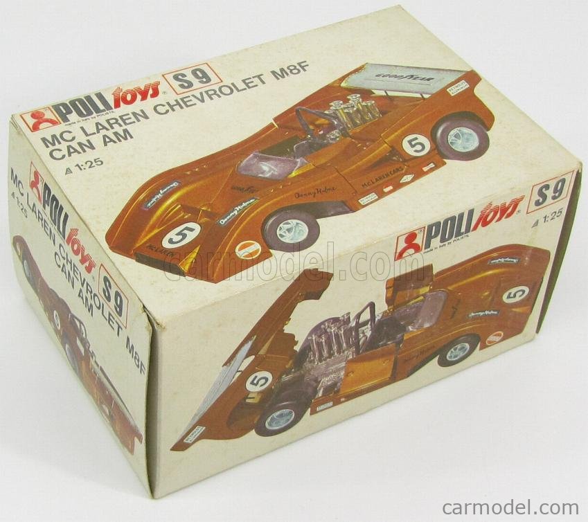 Voiture Miniature Vintage POLISTIL 1/26 McLaren Chevrolet M8F Can-Am - Ancien Jouet Collection