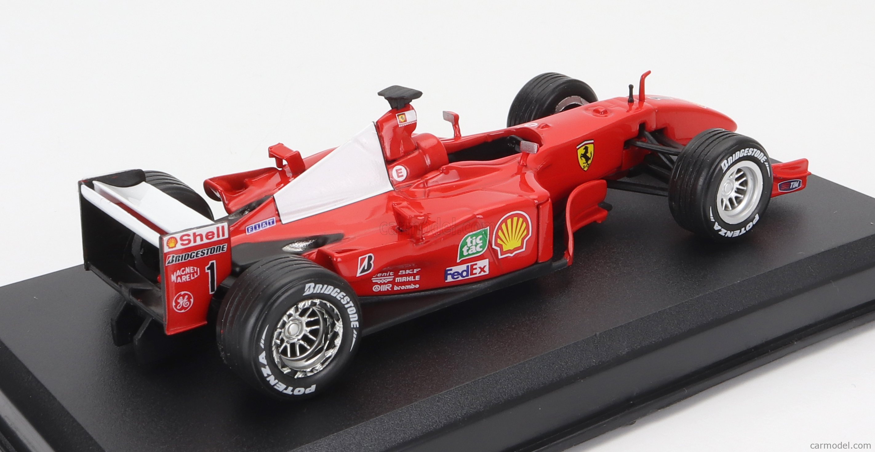 Miniature Ferrari F2001 1/43 TAMEO TMK295 - GP Malaisie 2001 - Occasion