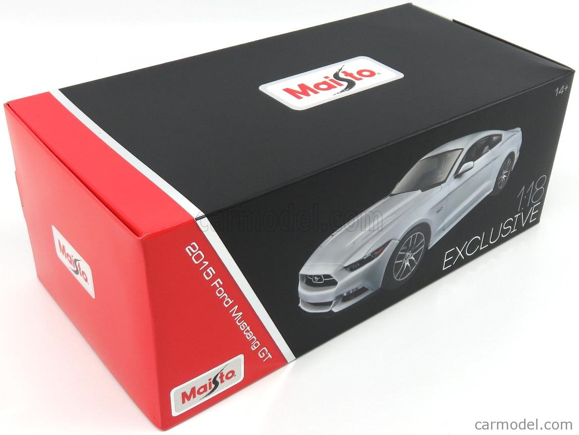 MAISTO 38133BL Scale 1/18  FORD USA MUSTANG COUPE 5.0 GT 2015