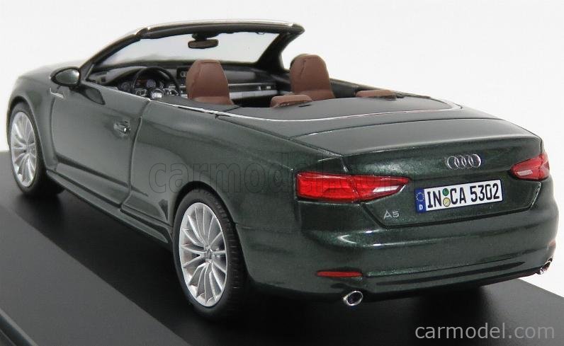 Spark AUDI A5 Cabrio 2017 Green Metallic Special Edition Model Car 1 43 for sale online 