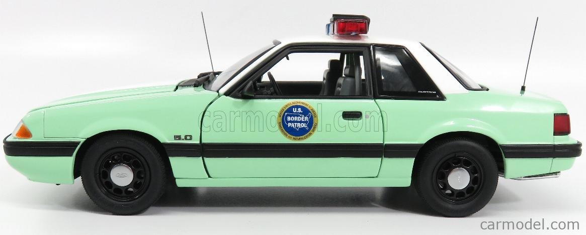 GMP//ACME 1:18 1988 FORD MUSTANG UNITED STATES BORDER PATROL SSP 18845