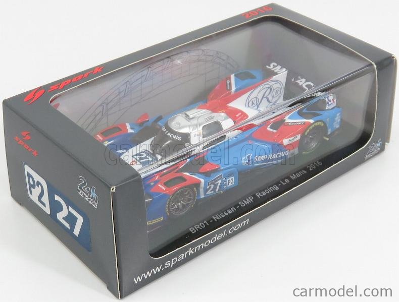 Spark 1/43 BR01 Nissan SMP Racing #27 Le Mans 2015 - Modèle Résine S4644 - Occasion Vitrine