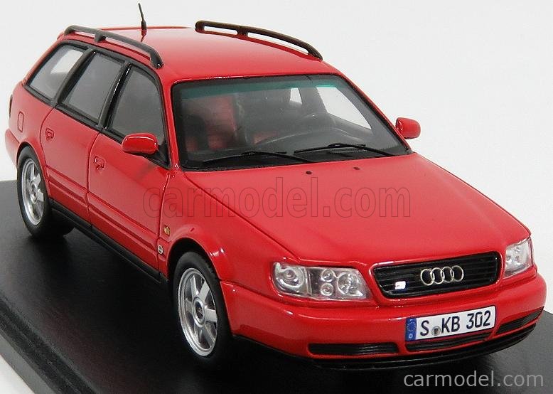 1:43 Spark Audi A6 S6 Plus Avant 1996 Red S4883 Model