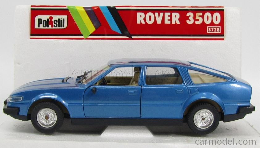 POLITOYS POLISTIL S728 Scale 1 25 ROVER 3500 BLUE MET