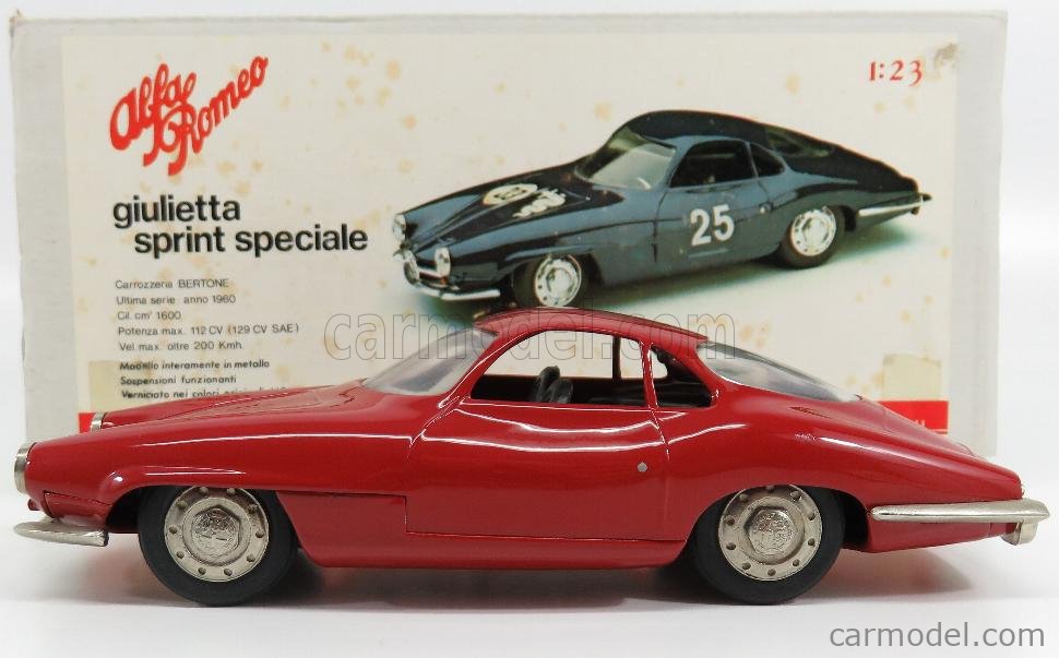 TOGI 5 Scale 1/23 | ALFA ROMEO GIULIETTA SS SPRINT SPECIALE 1955 RED