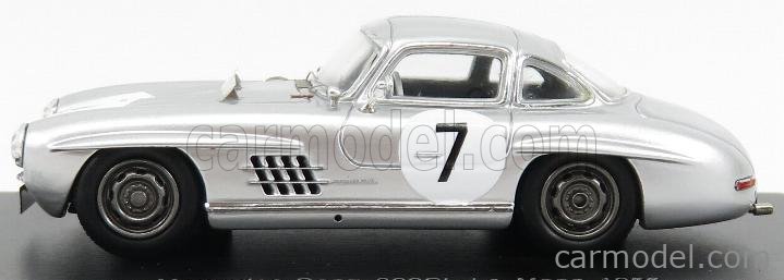Miniature Mercedes Benz 300SL n°21 Vainqueur Le Mans 1952 Spark