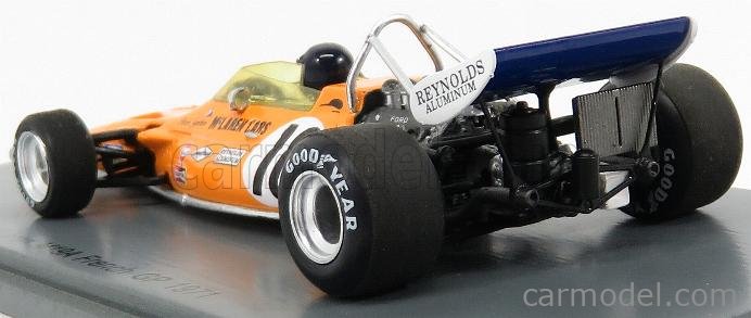 Peter Gethin 1/43 Scale Spark S5390 1/43 Scale McLaren M19A #10 French GP 1971 