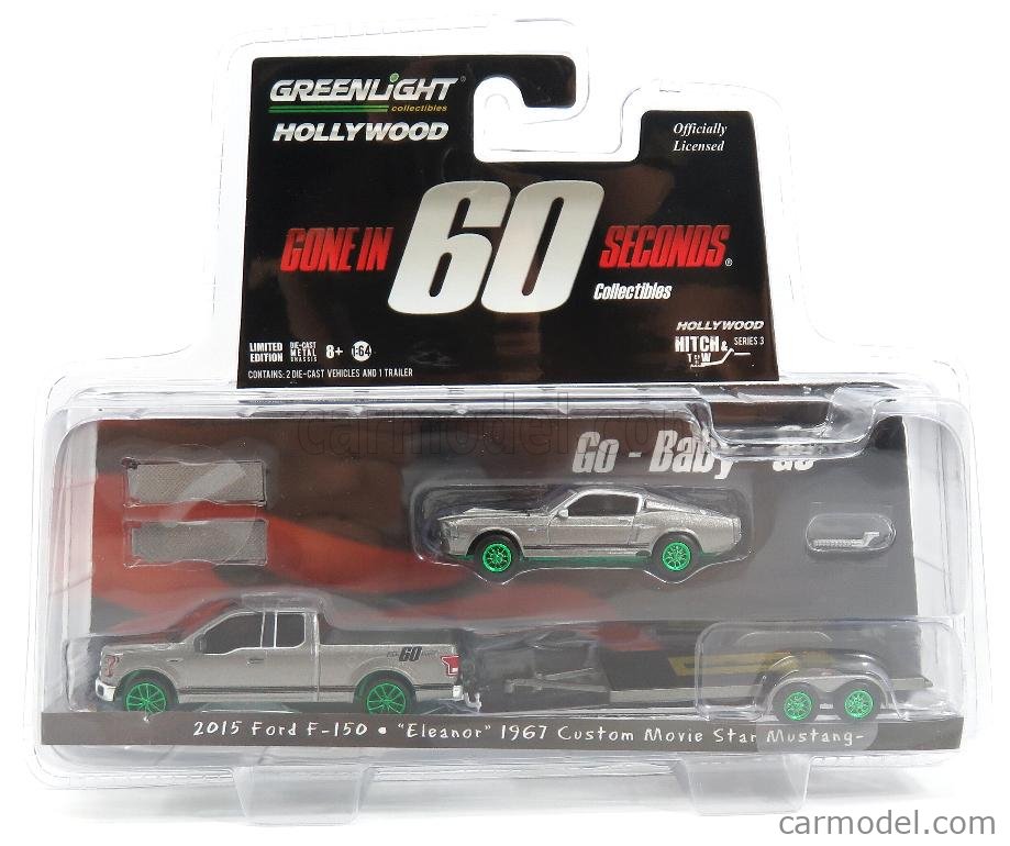 Greenlight 1:64 Ford Mustang 1967 Eleanor, Hollywood 60 Secondi, Edizione Limitata - 3