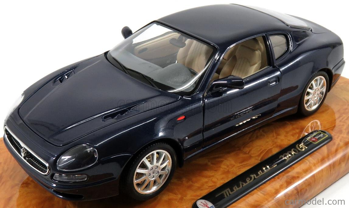 BURAGO 110654 Scale 1/18 | MASERATI 3200 GT COUPE 1998 BLUE MET