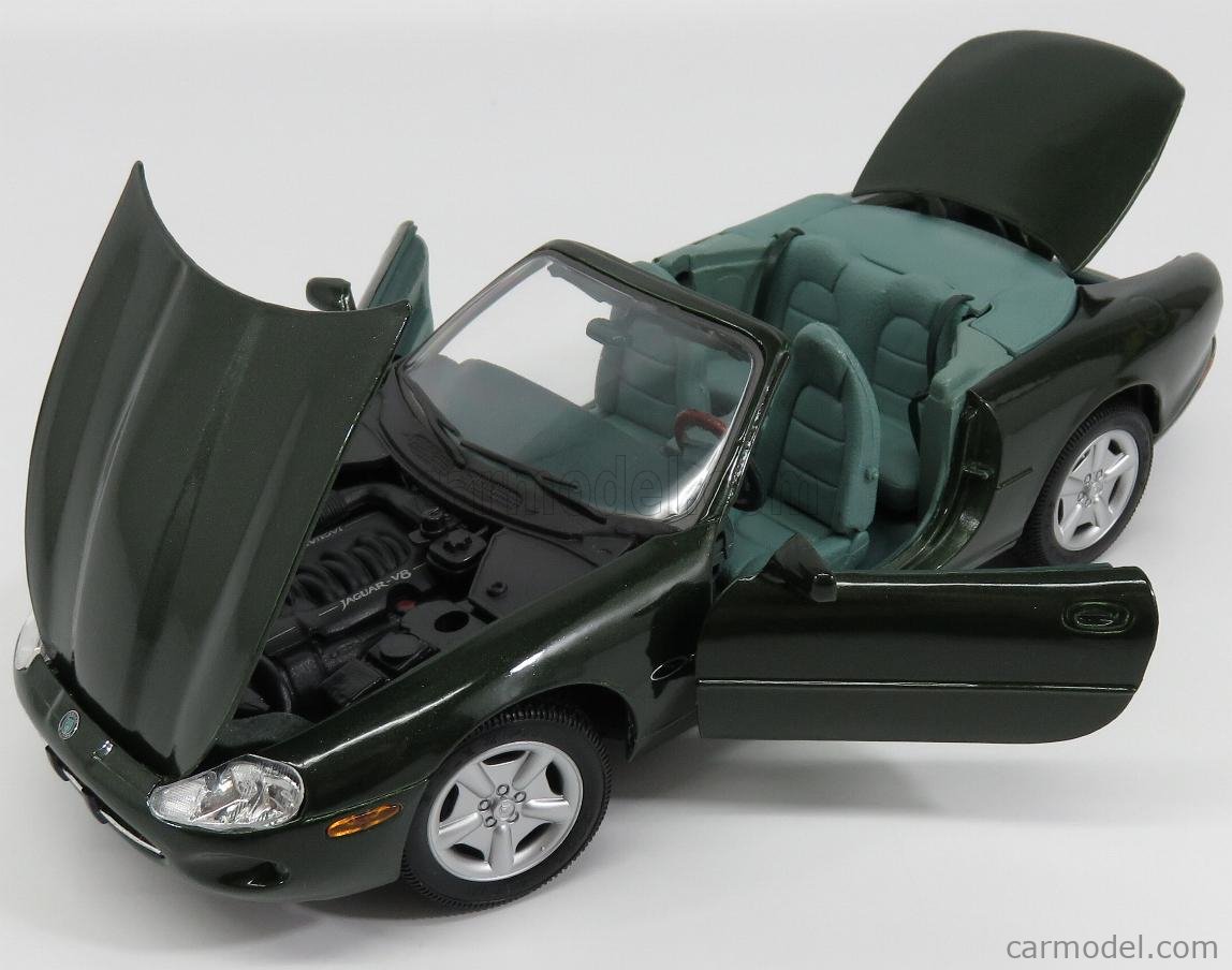 MAISTO 31836 Scale 1/18 | JAGUAR XK8 SPIDER 1996 DARK GREEN MET