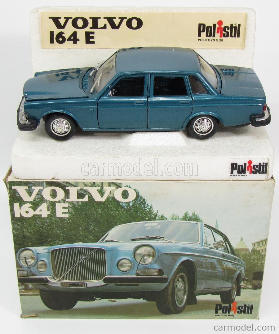 Polistil S20 1:25 – Volvo 164-E Police – Voiture Miniature Italienne – Rare