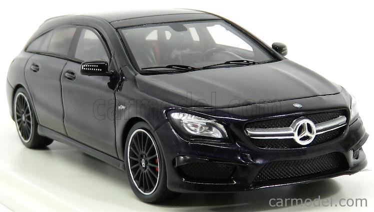 SPARK-MODEL S4980 Scale 1/43 | MERCEDES BENZ CLA-CLASS 45 AMG SHOOTING  BRAKE 2015 DARK PURPLE MET