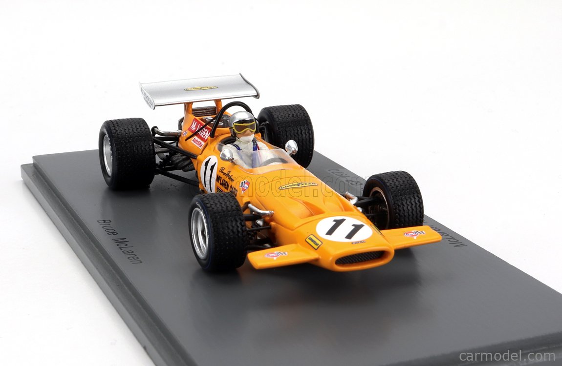 SPARK-MODEL S4843 Scale 1/43 | McLAREN F1 M14A N 11 2nd SPAIN GP 1970 ...