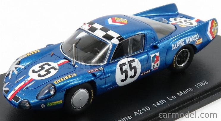Alpine A210 Renault Gordini 24h Le Mans 1967 Bianchi Vinatier 1:43 Spark 5686
