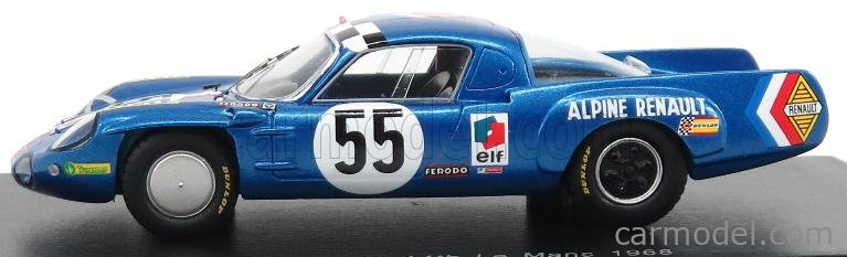 C.Andruet R.bouharde 1:43 Model S5688 Spark Model Alpine Alpine A210 #47 Lm 1967 J 