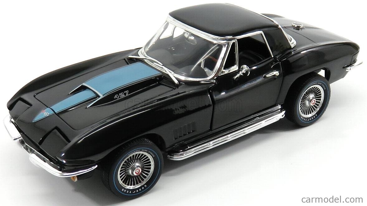 CORVETTE C2 COUPÉ 1963 DUNKELBLAU 1:18 AUTOWORLD (Neu und