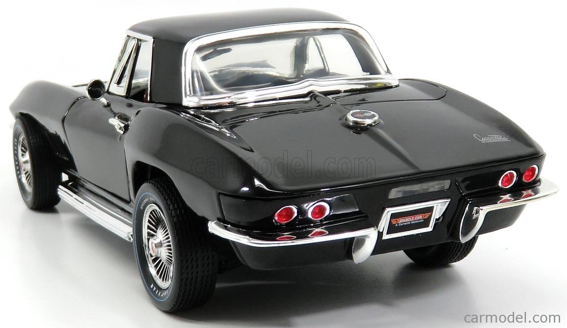 1961 CORVETTE SPIDER HARDTOP HELLBLAU/WEISS 1:18 AUTOWORLD (Neu (gemäss