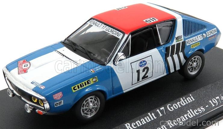RENAULT R17 #16 J.Prive Rallye Du Maroc 1976 1/43