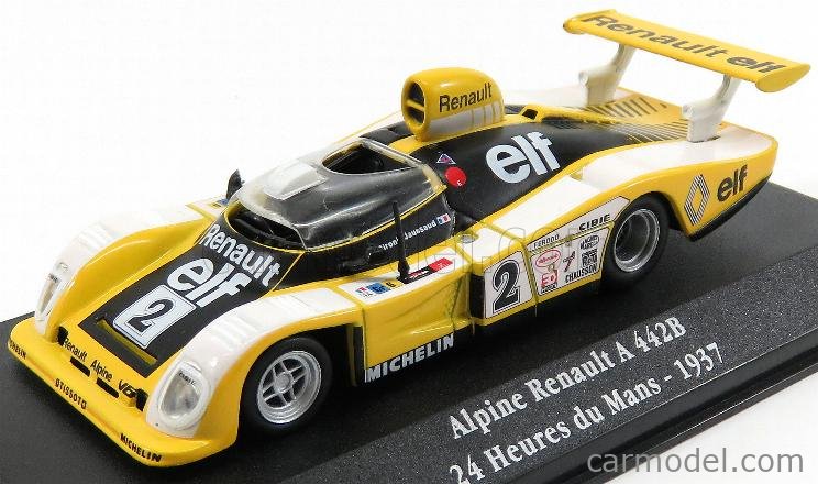 RENAULT ALPINE A442B 2L TURBO V6 PIRONI LE MANS vainqueur 1978 FEVE PORCELAINE 