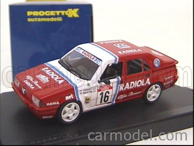 Kit Maquette MeriKit – Alfa Romeo 75 V6 Radiola-Art #16 – Tour De Corse 1988 – Échelle 1/43