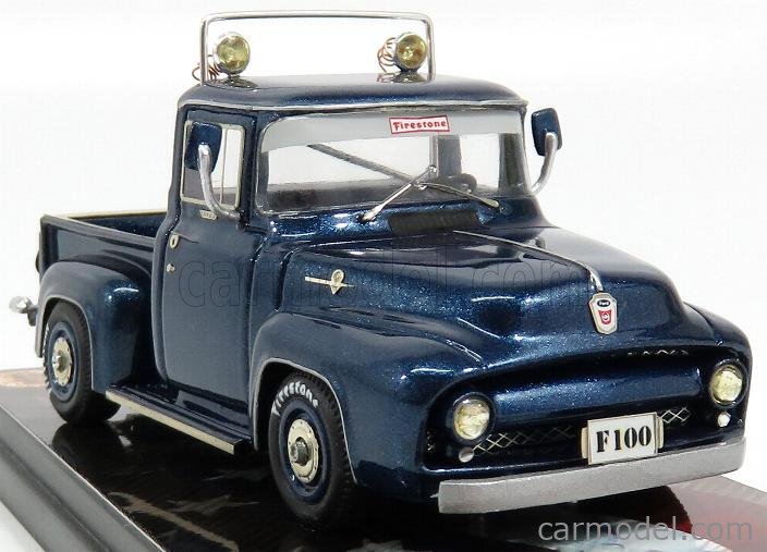 Ford F-100 Pick-up Bleu 1/43 – Ashton Models, Miniature Métal Collection