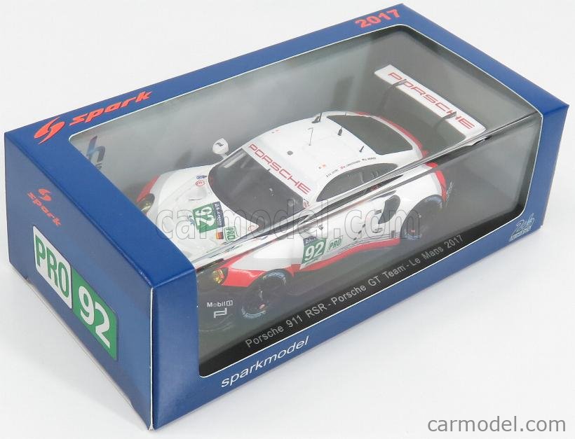 PORSCHE 911 RSR N°88 3ème LM GTE AM 24H le Mans 2016 1/43 Spark S5142