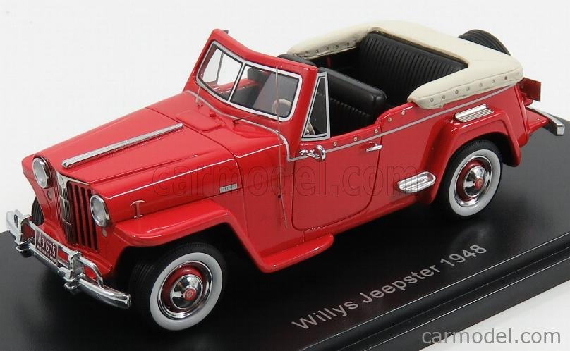 NEO SCALE MODELS NEO47065 Scale 1/43 | WILLYS JEEPSTER CABRIOLET OPEN ...