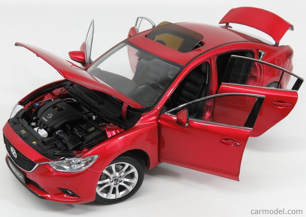 直売特価マツダ特注 1/18 マツダ アテンザ セダン レッド Mazda6 乗用車