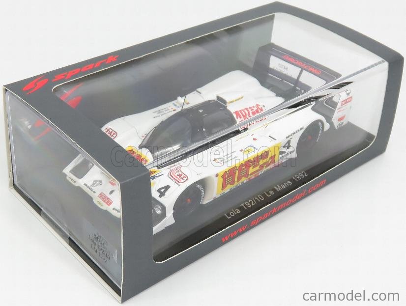 Lola T92/10 3 24 Heures du Mans 1992 Spark S4724 - Miniatures Autos Motos