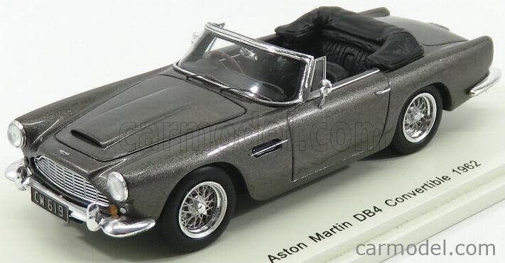 SPARK-MODEL S2426 Scale 1/43 | ASTON MARTIN DB4 CABRIOLET 1962 GREY MET