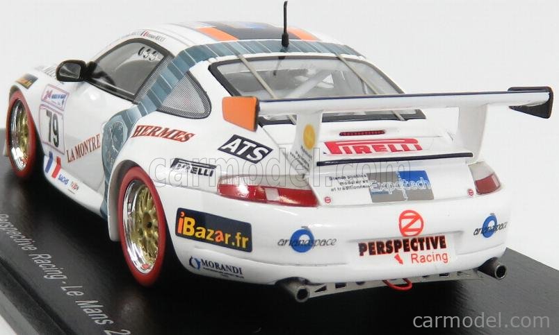 Miniature Minichamps Porsche 911 GT3R 1:43 – 24h Du Mans 2000, Perrier/Ricci/Ricci