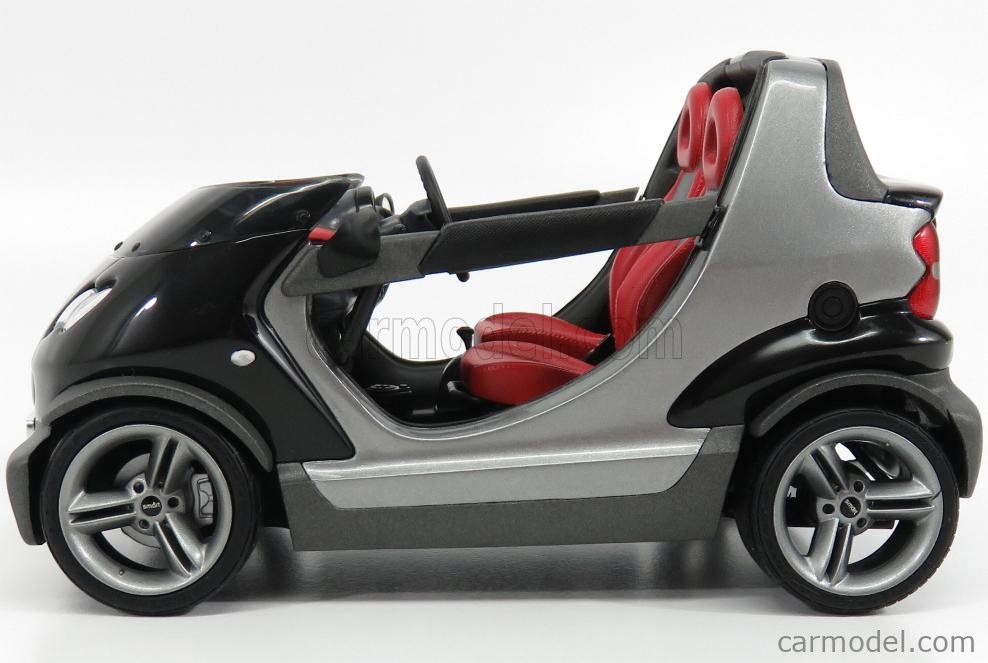 ミニカー 1/18 Smart fortwo cabrio Smart Fortwo Cabrio Blue & Black 1/18 Minichamps - Used 2007