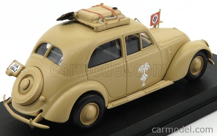 Fiat 1500 Deutsche Afrika Korps Service 1941 Yellow Military RIO 1:43 RIO4551 Mo