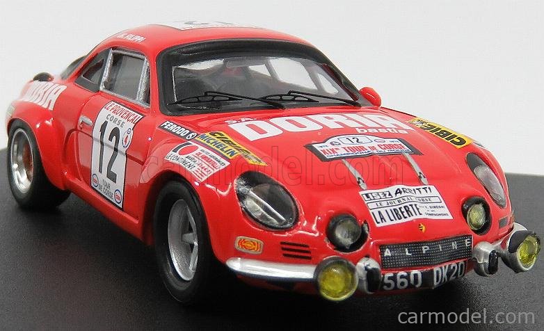 Alpine A110 Tour De Corse Rallye 1970 Manzagol / Olvia - Rennbahn