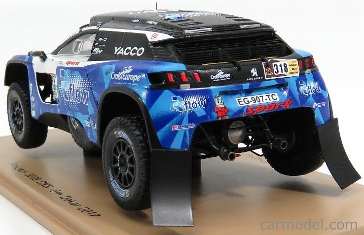 PEUGEOT - 3008 DKR N 318 RALLY DAKAR 2017 R.DUMAS - A.GUEHENNEC