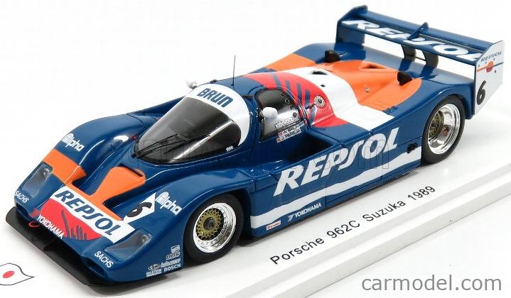 SPARK-MODEL SJ044 Масштаб 1/43 | PORSCHE 962C N 6 WSPC SUZUKA 1989