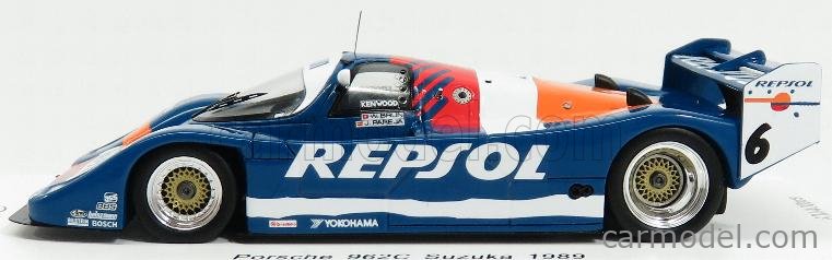 SPARK-MODEL SJ044 Масштаб 1/43 | PORSCHE 962C N 6 WSPC SUZUKA 1989