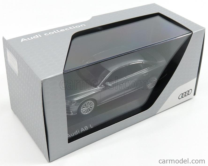 Audi A8 L Monsun Grey 1:43 iScale Dealer Pack Model Car Diecast 8131