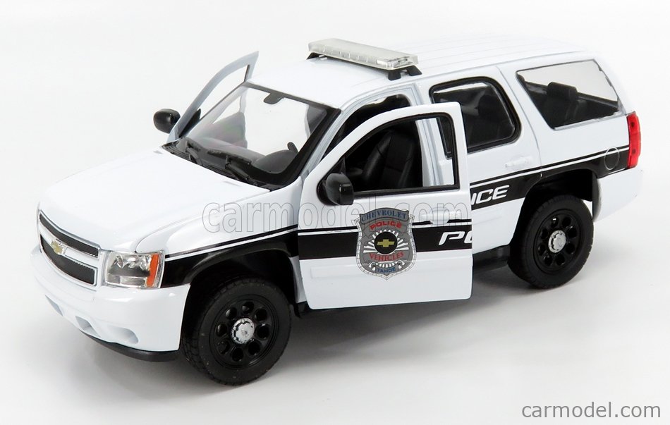 1:26 24 Chevrolet Tahoe Police 2008 Patrol Cruiser USA Welly Scale Model Car