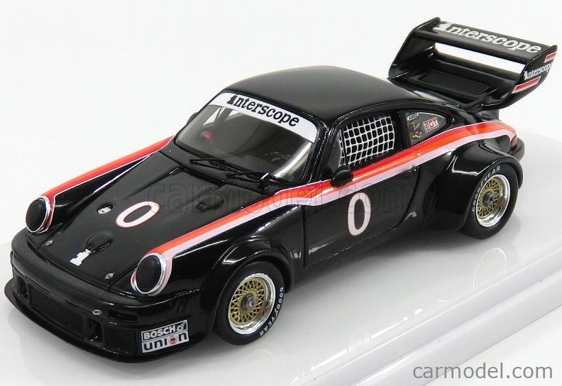 Truescale Tsm Scale 1 43 Porsche 934 5 Team Interscope Racing N 0 Winner 100 Miles Imsa Laguna Seca 1977 Black Red