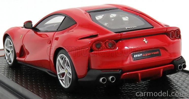 BBR 1/18 Ferrari 812 Superfast 2017 Rosso Corsa - Limité 322/99 - Résine