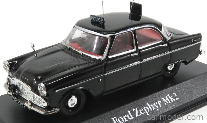 ATLAS BEST OF BRITISH POLICE CARS 1/43 FORD ZEPHYR MKII MK2 LANCASHIRE POLICE 