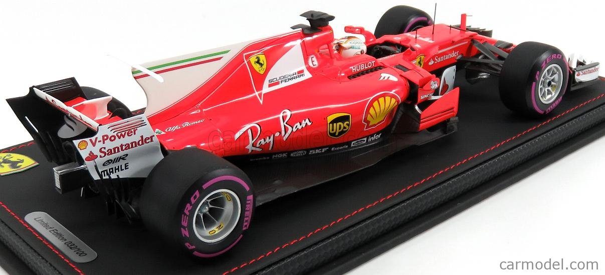 FERRARI - F1 SF70H N 5 STAR RACE WINNER AUSTRALIAN GP 2017 SEBASTIAN VETTEL  - CON VETRINA - WITH SHOWCASE