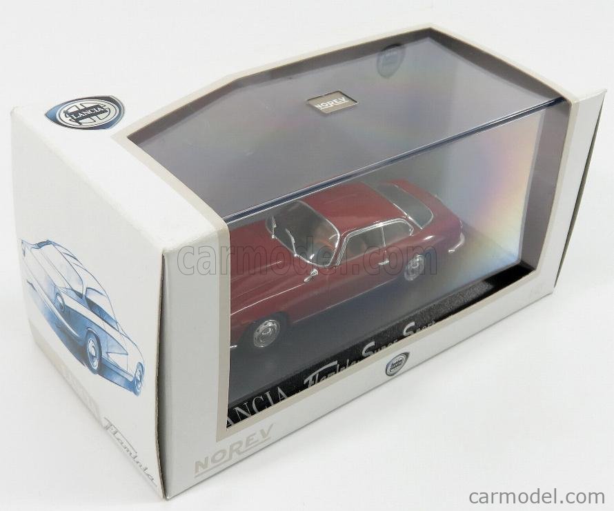 Lancia Flaminia Zagato bleu foncé 1958 1:43 Hachette/Norev voiture miniature 
