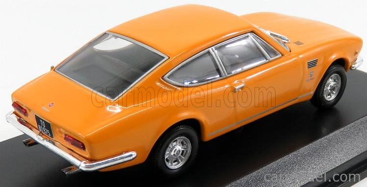Le coupé Fiat Dino orange en miniature par Norev au 1/43e incomplet